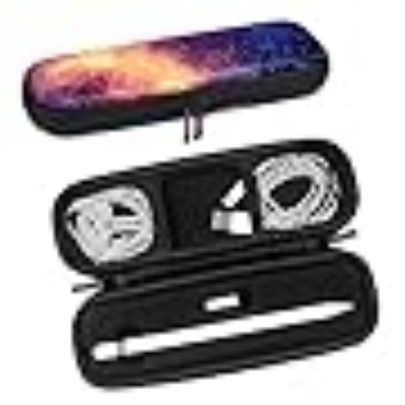 Fintie Faux Leather Galaxy Apple Pencil Carrying Case w/Built-in Slots & Pockets - Picture 2 of 7